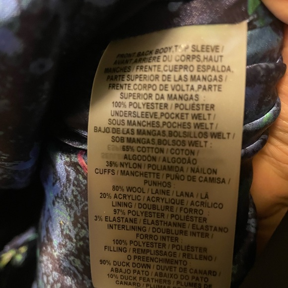 Elie Tahari Real Fox Fur Trim Velvet Down Puffer - Picture 10 of 10